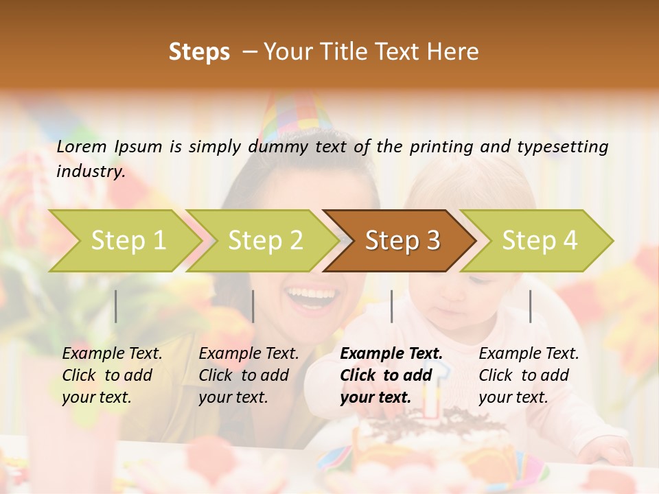 Mother Woman Eat PowerPoint Template