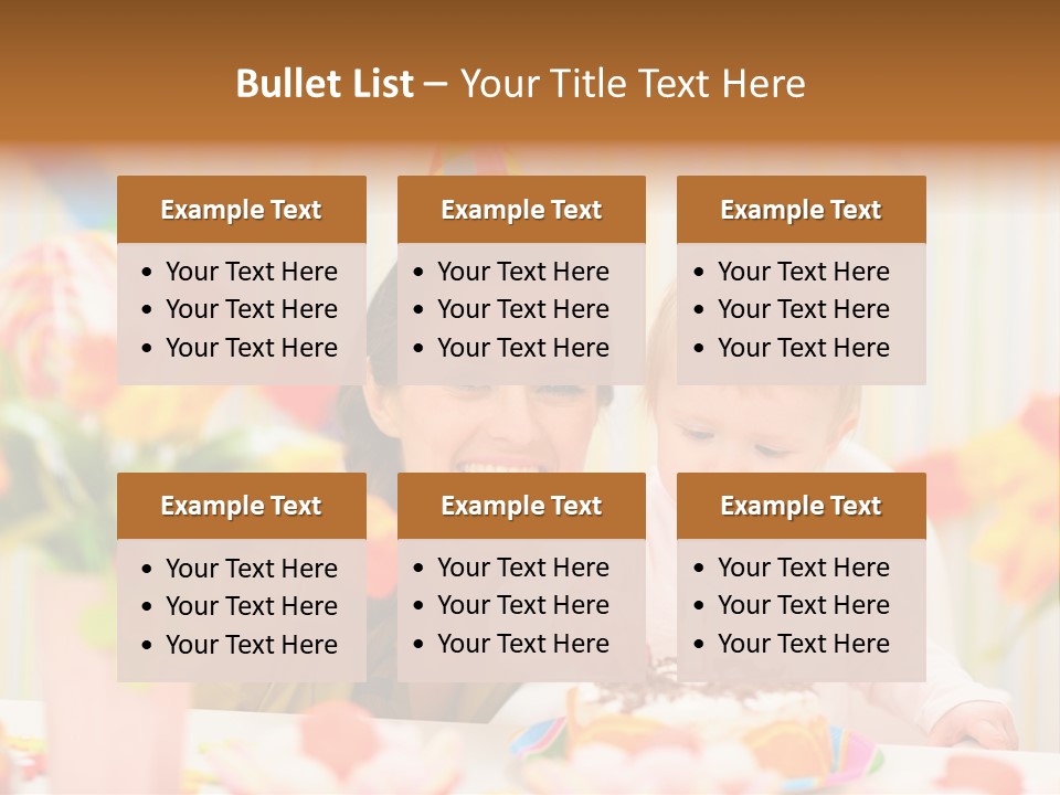 Mother Woman Eat PowerPoint Template