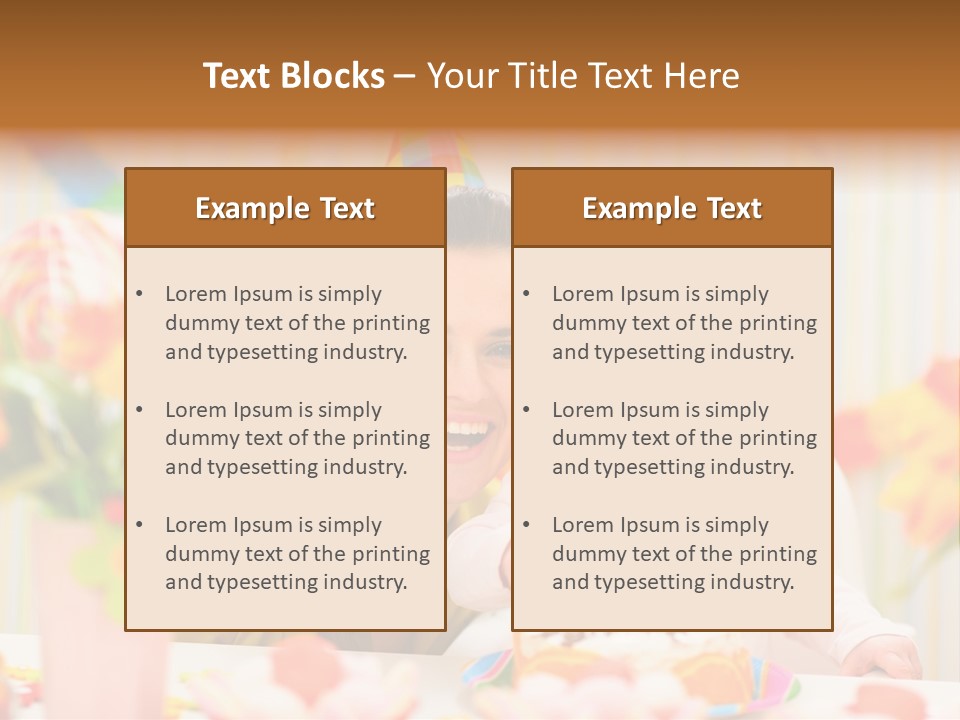 Mother Woman Eat PowerPoint Template