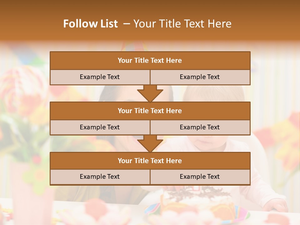 Mother Woman Eat PowerPoint Template