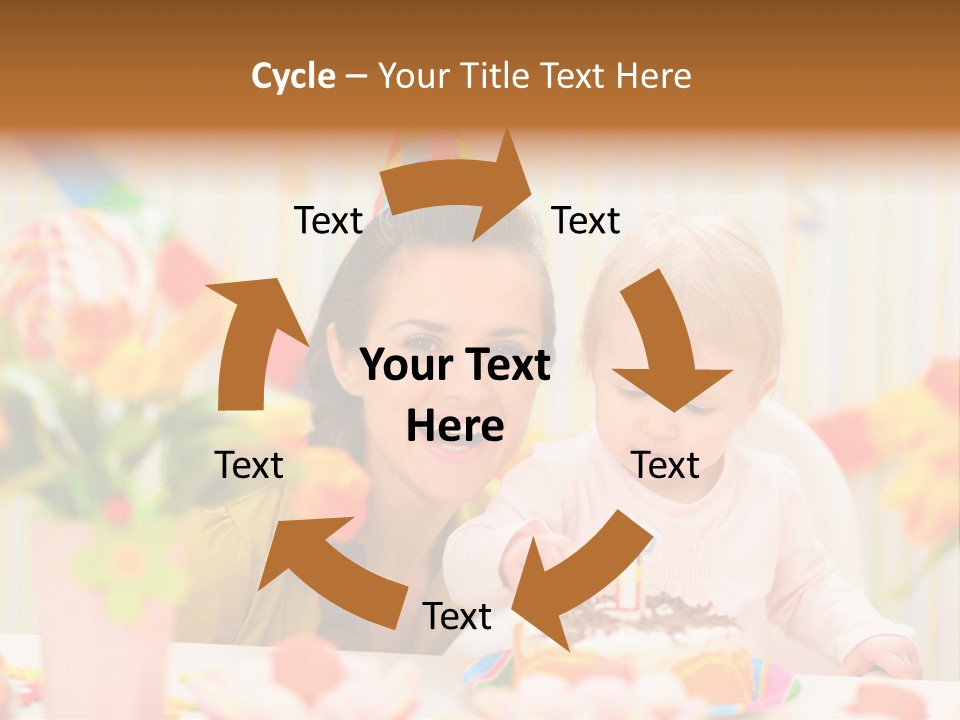 Mother Woman Eat PowerPoint Template