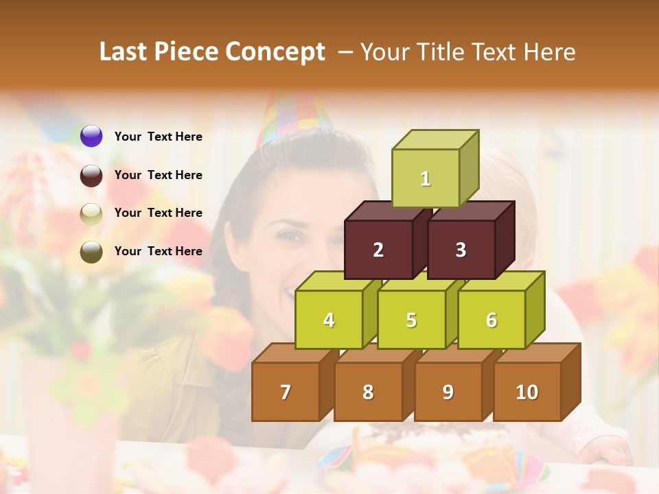 Mother Woman Eat PowerPoint Template