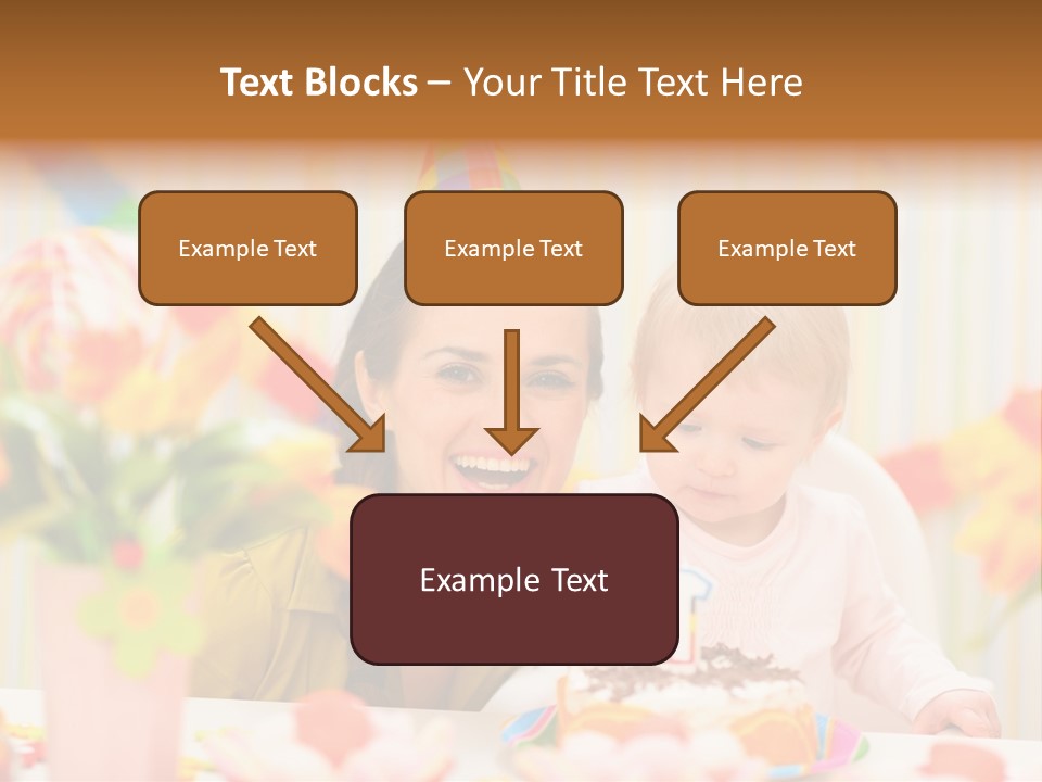 Mother Woman Eat PowerPoint Template