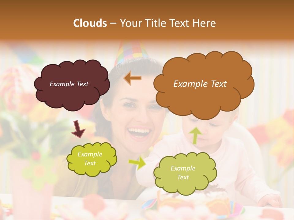 Mother Woman Eat PowerPoint Template