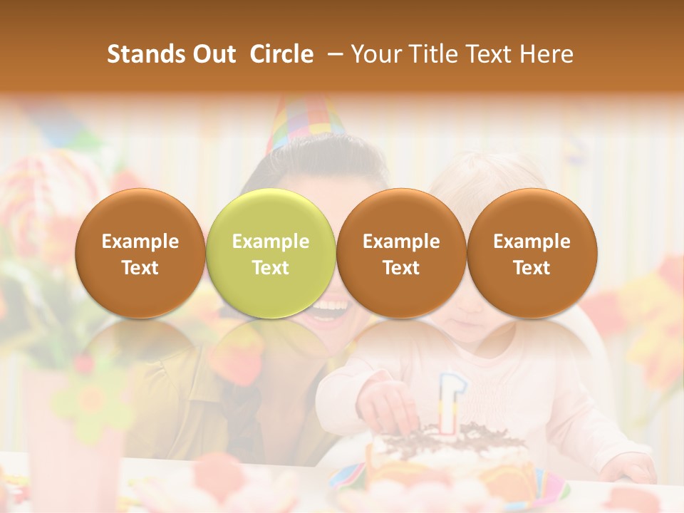 Mother Woman Eat PowerPoint Template