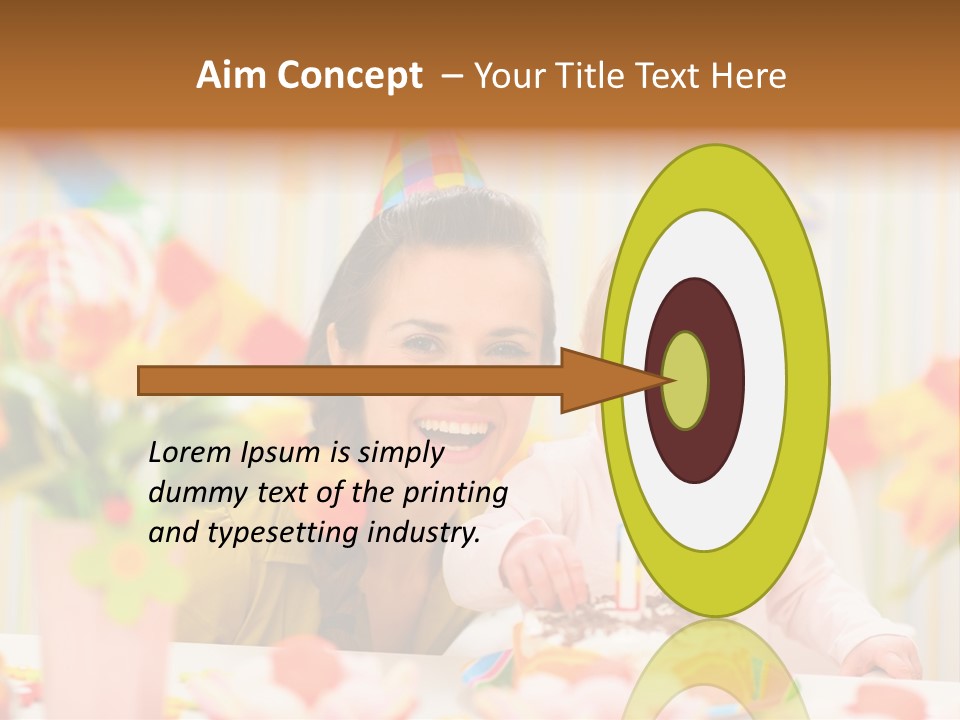 Mother Woman Eat PowerPoint Template