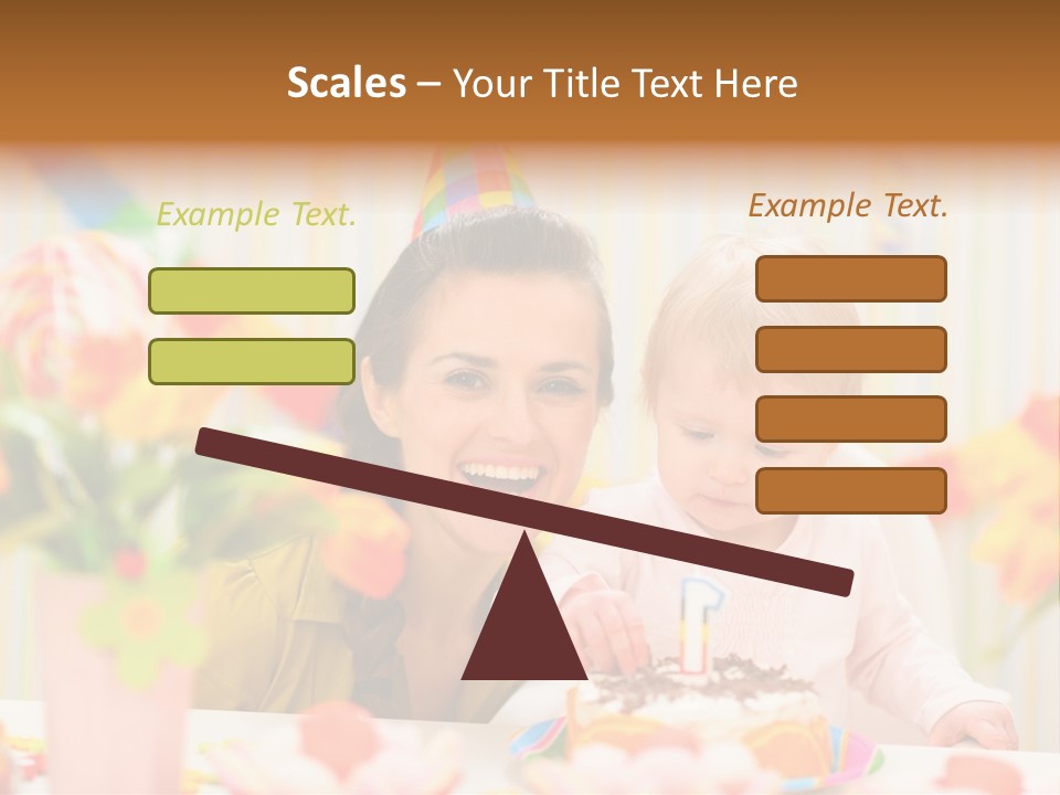 Mother Woman Eat PowerPoint Template