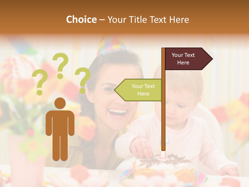 Mother Woman Eat PowerPoint Template