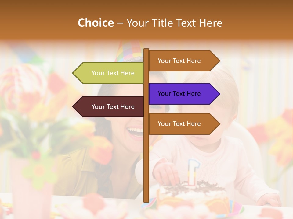 Mother Woman Eat PowerPoint Template