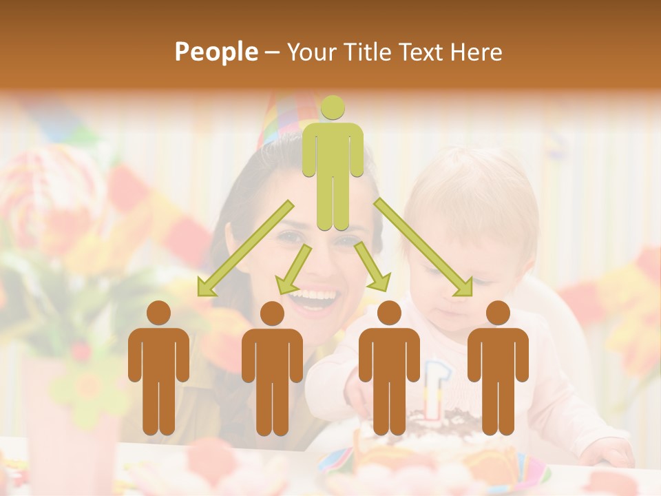 Mother Woman Eat PowerPoint Template