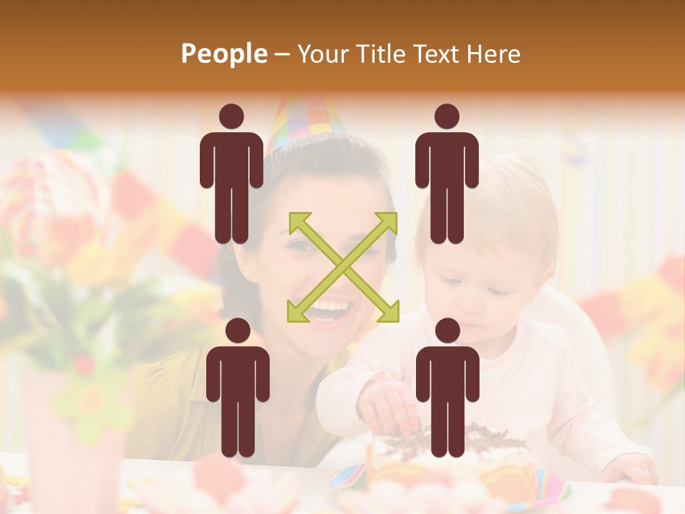 Mother Woman Eat PowerPoint Template