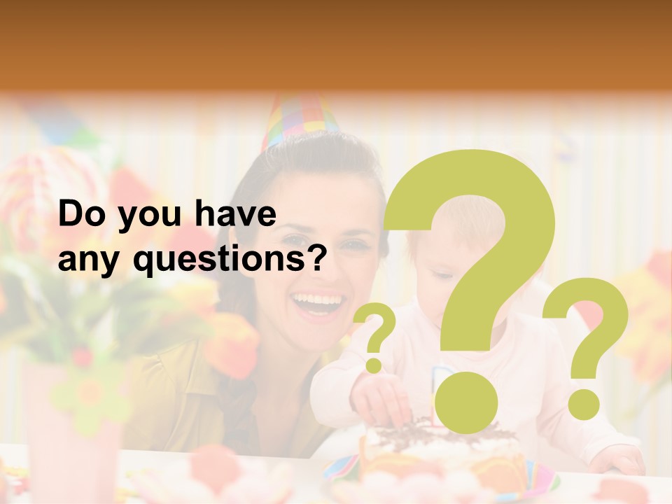 Mother Woman Eat PowerPoint Template