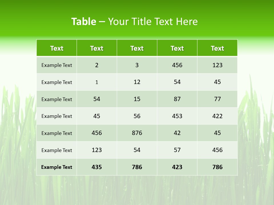 Background Bright Day PowerPoint Template