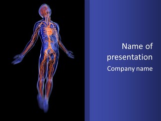 Cardio Body Man PowerPoint Template