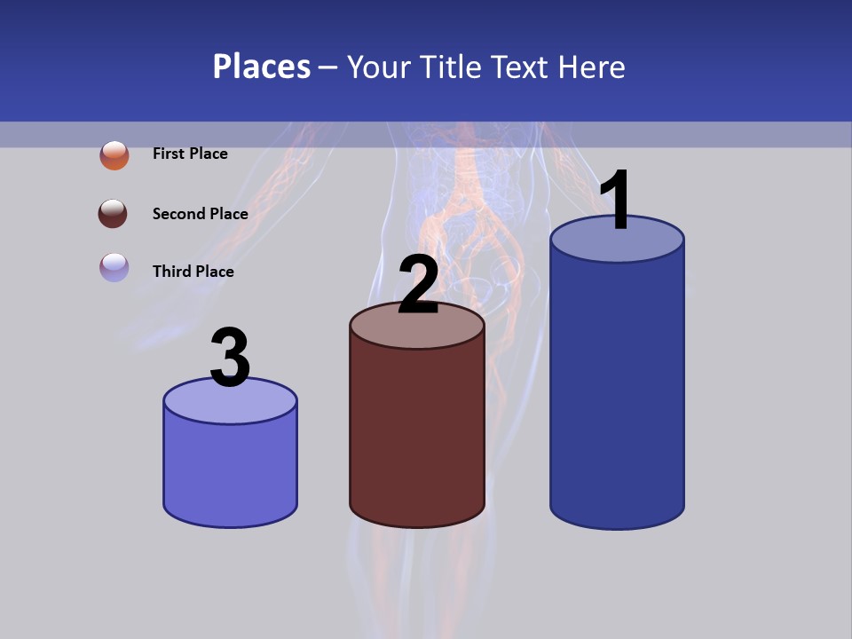 Cardio Body Man PowerPoint Template