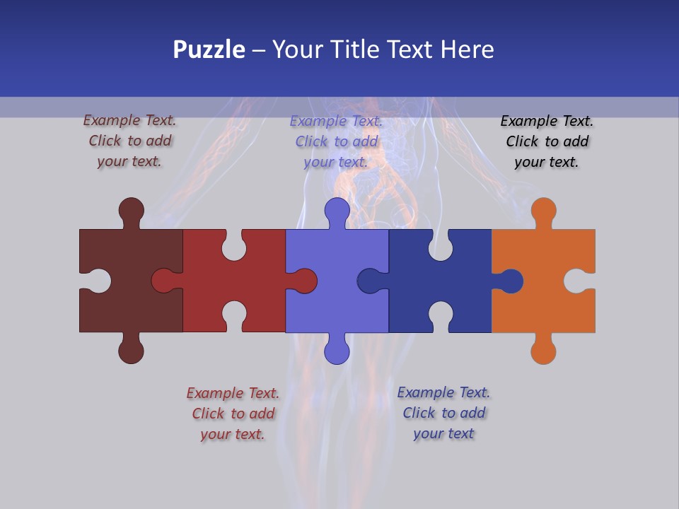 Cardio Body Man PowerPoint Template