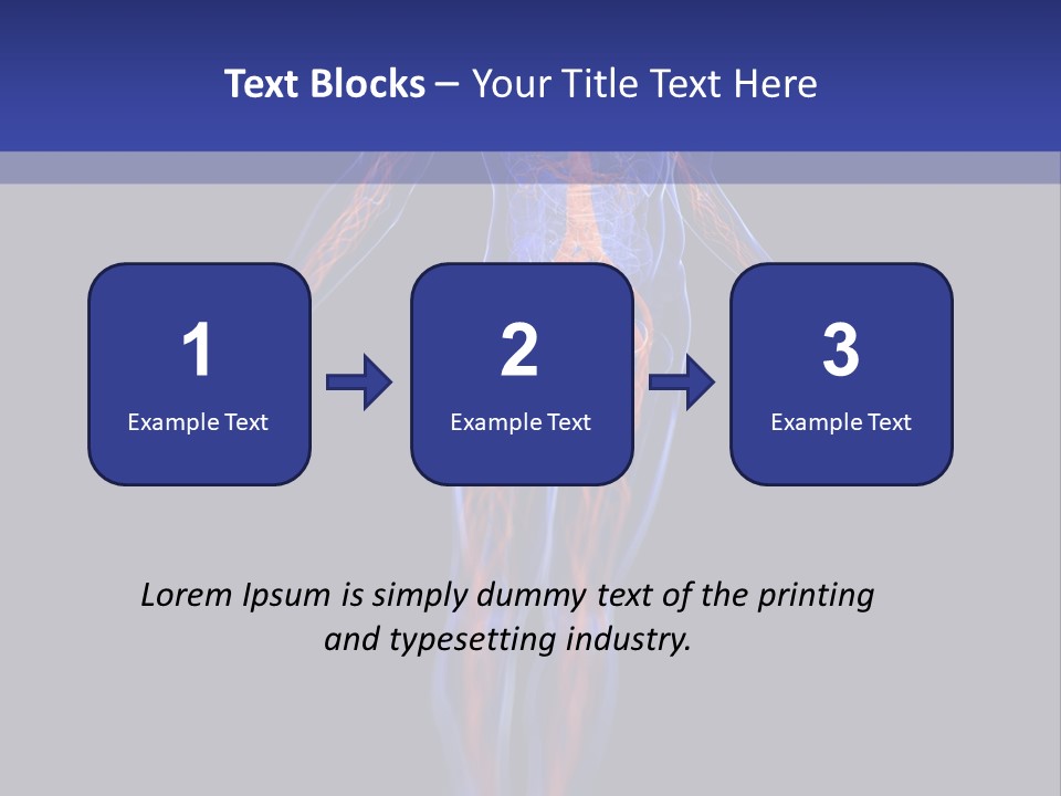 Cardio Body Man PowerPoint Template