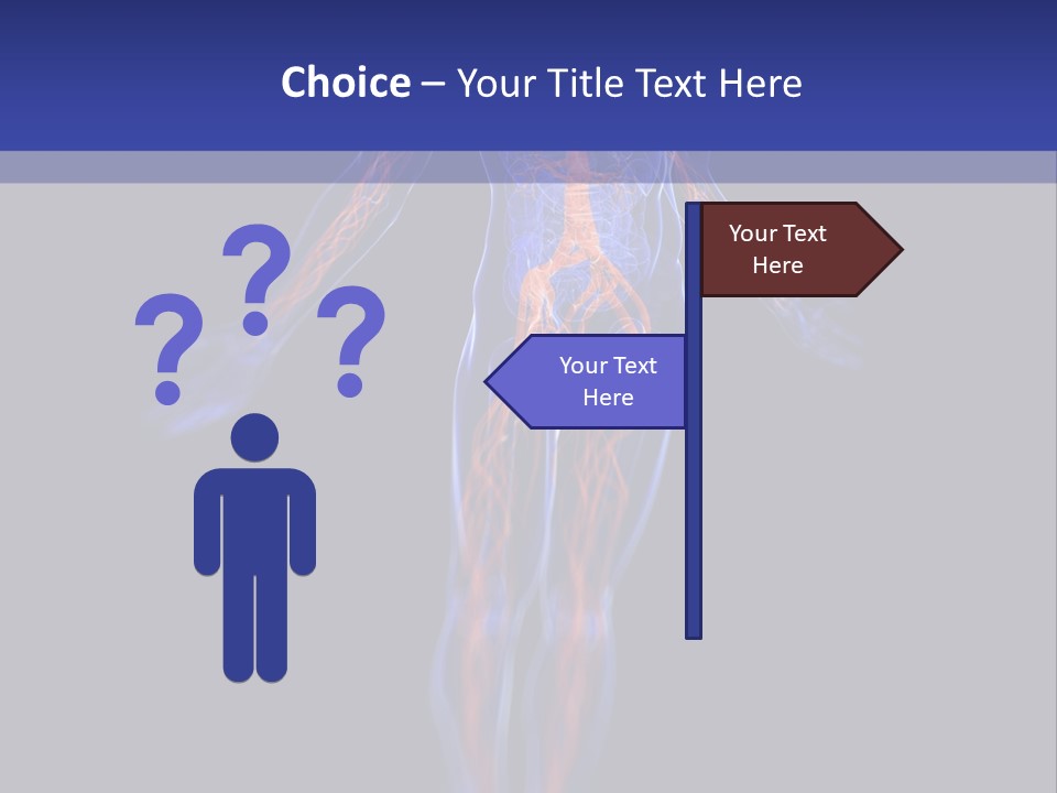 Cardio Body Man PowerPoint Template