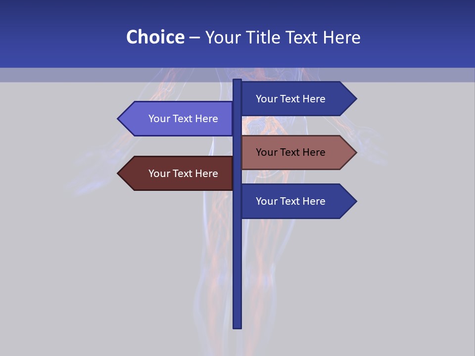Cardio Body Man PowerPoint Template