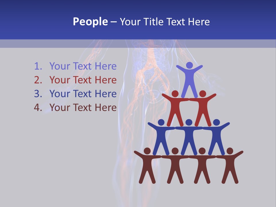 Cardio Body Man PowerPoint Template