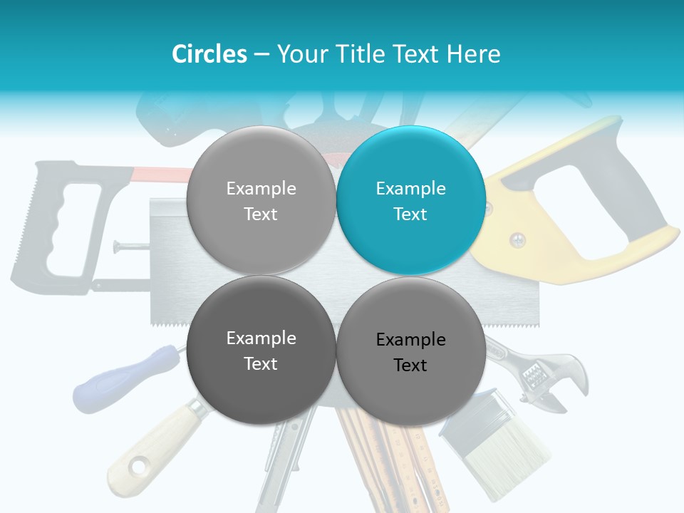 Screw Industrial Handle PowerPoint Template
