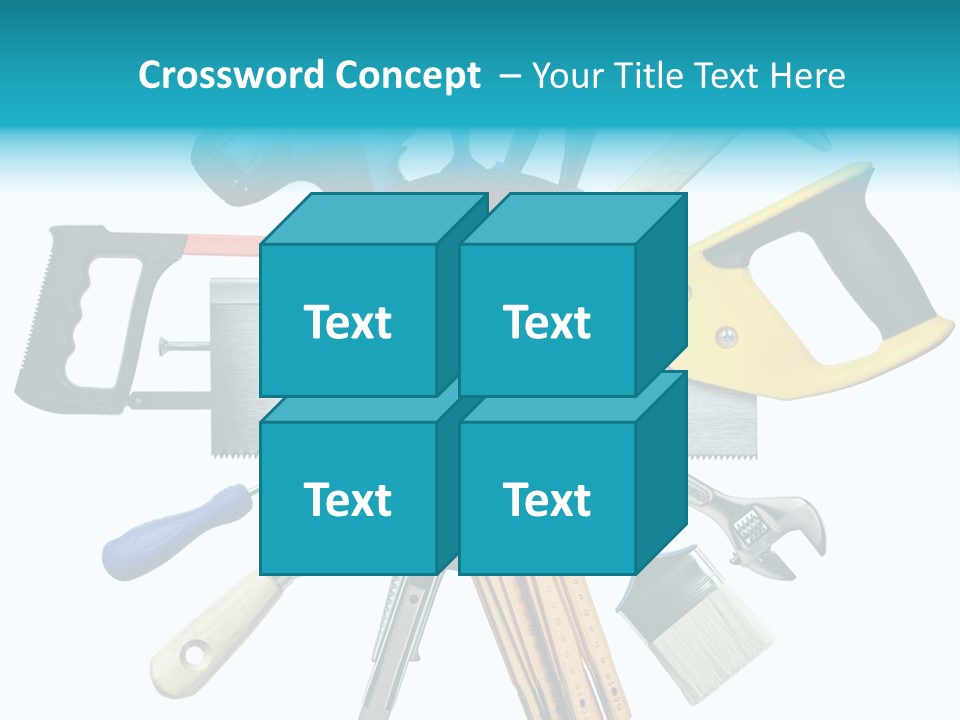 Screw Industrial Handle PowerPoint Template