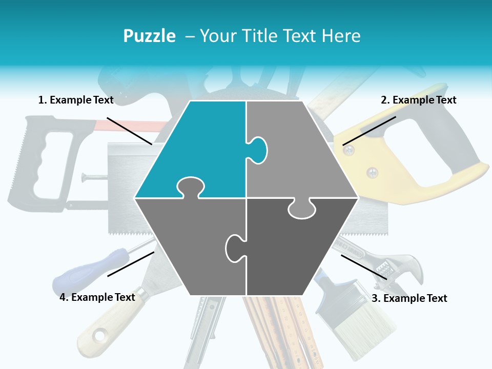 Screw Industrial Handle PowerPoint Template