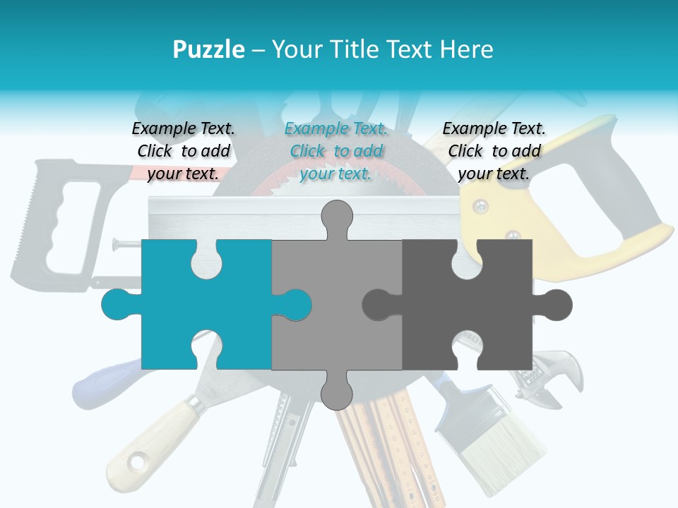 Screw Industrial Handle PowerPoint Template