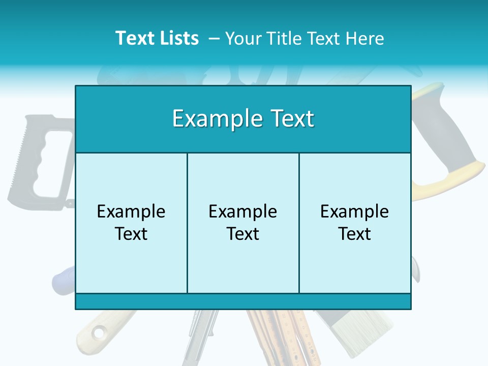 Screw Industrial Handle PowerPoint Template