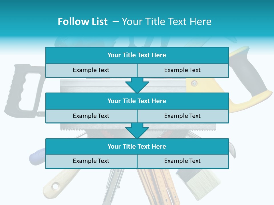 Screw Industrial Handle PowerPoint Template