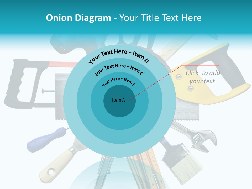 Screw Industrial Handle PowerPoint Template