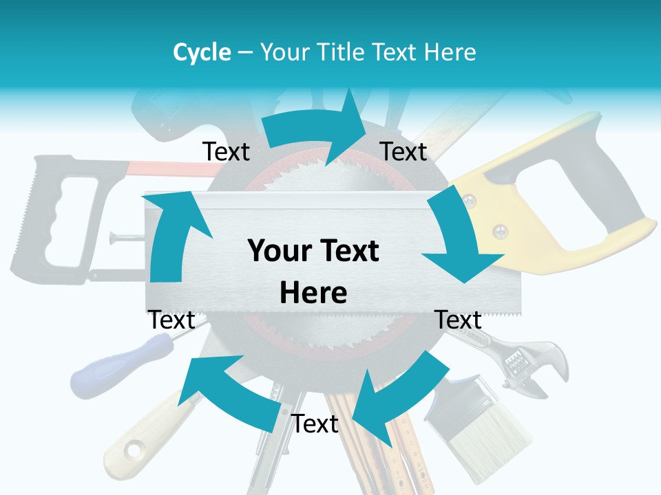 Screw Industrial Handle PowerPoint Template
