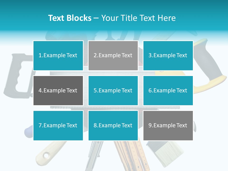 Screw Industrial Handle PowerPoint Template