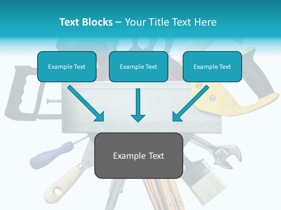 Screw Industrial Handle PowerPoint Template