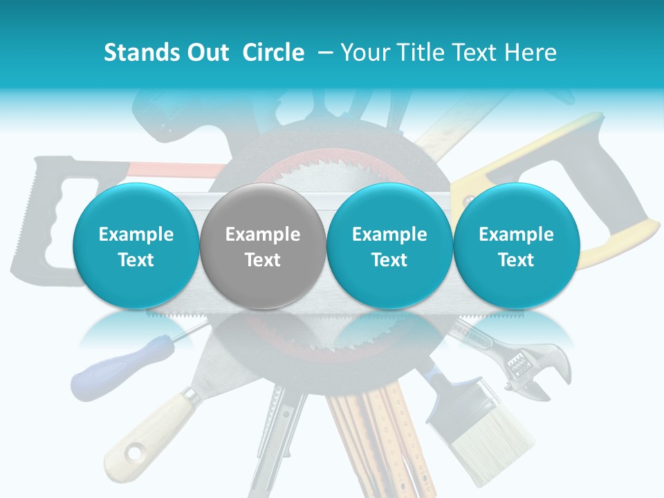 Screw Industrial Handle PowerPoint Template