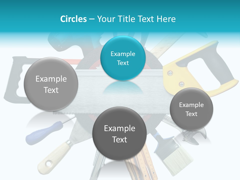 Screw Industrial Handle PowerPoint Template