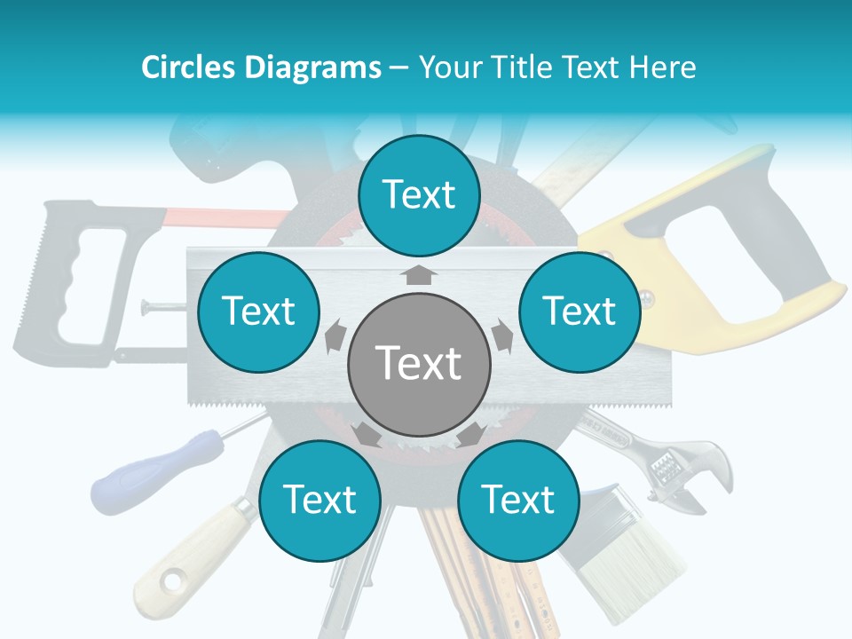 Screw Industrial Handle PowerPoint Template