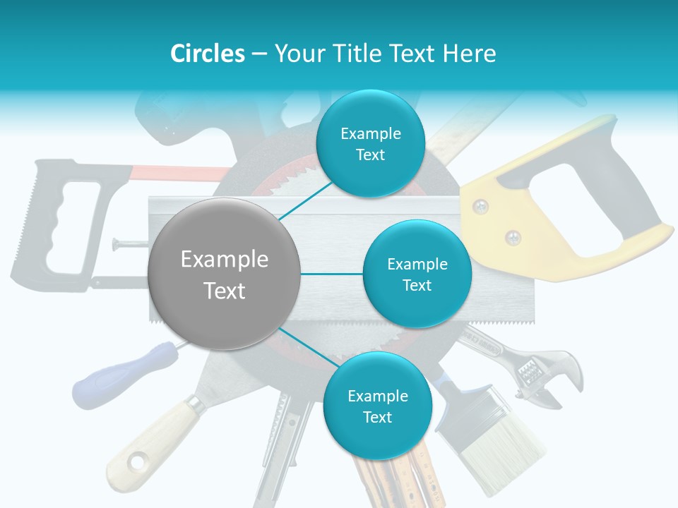 Screw Industrial Handle PowerPoint Template