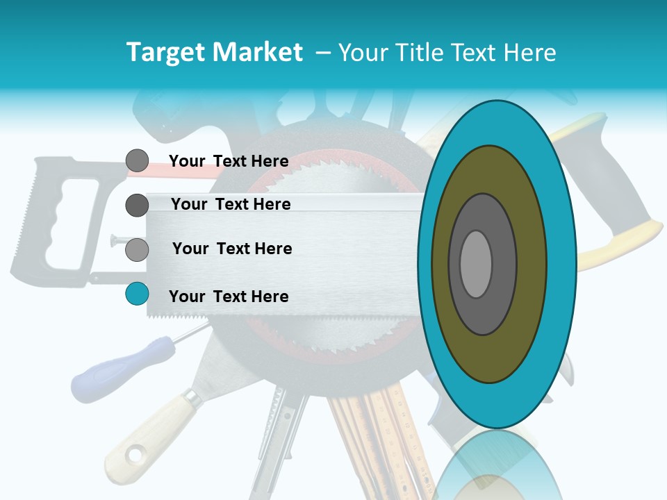 Screw Industrial Handle PowerPoint Template