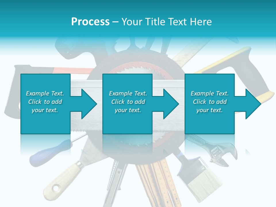 Screw Industrial Handle PowerPoint Template