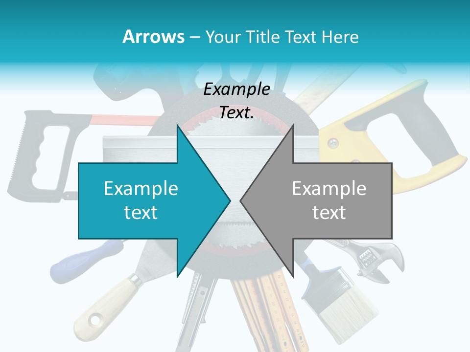 Screw Industrial Handle PowerPoint Template