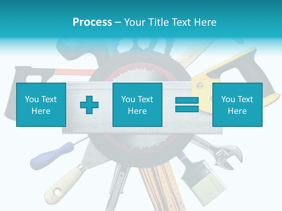 Screw Industrial Handle PowerPoint Template