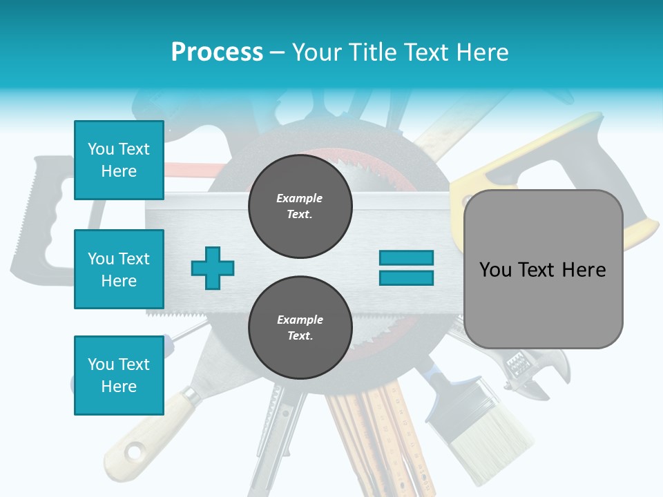 Screw Industrial Handle PowerPoint Template