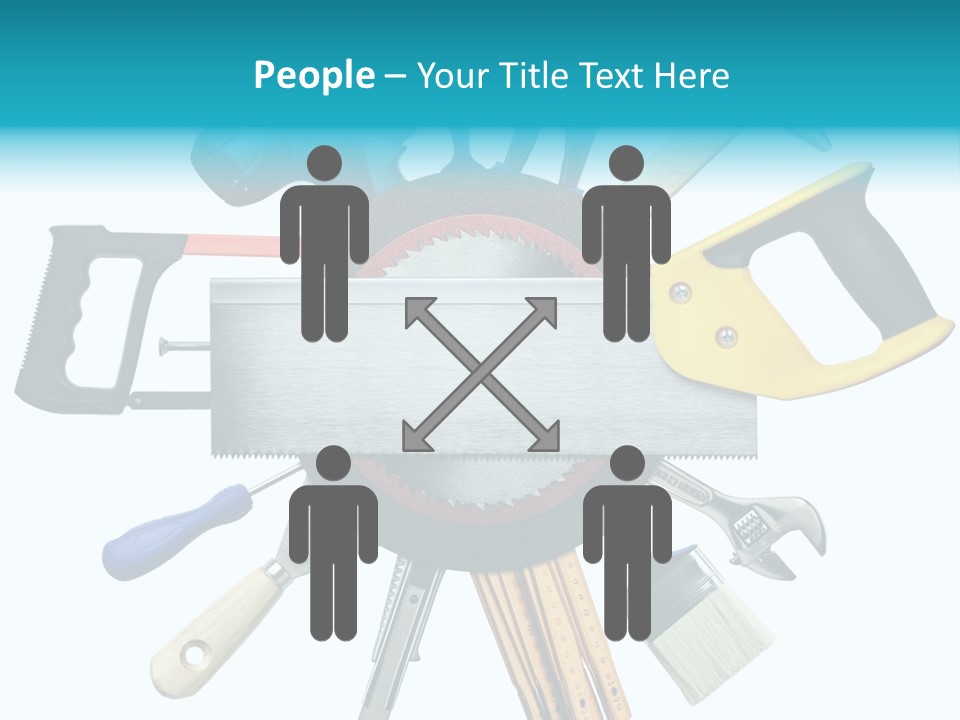 Screw Industrial Handle PowerPoint Template