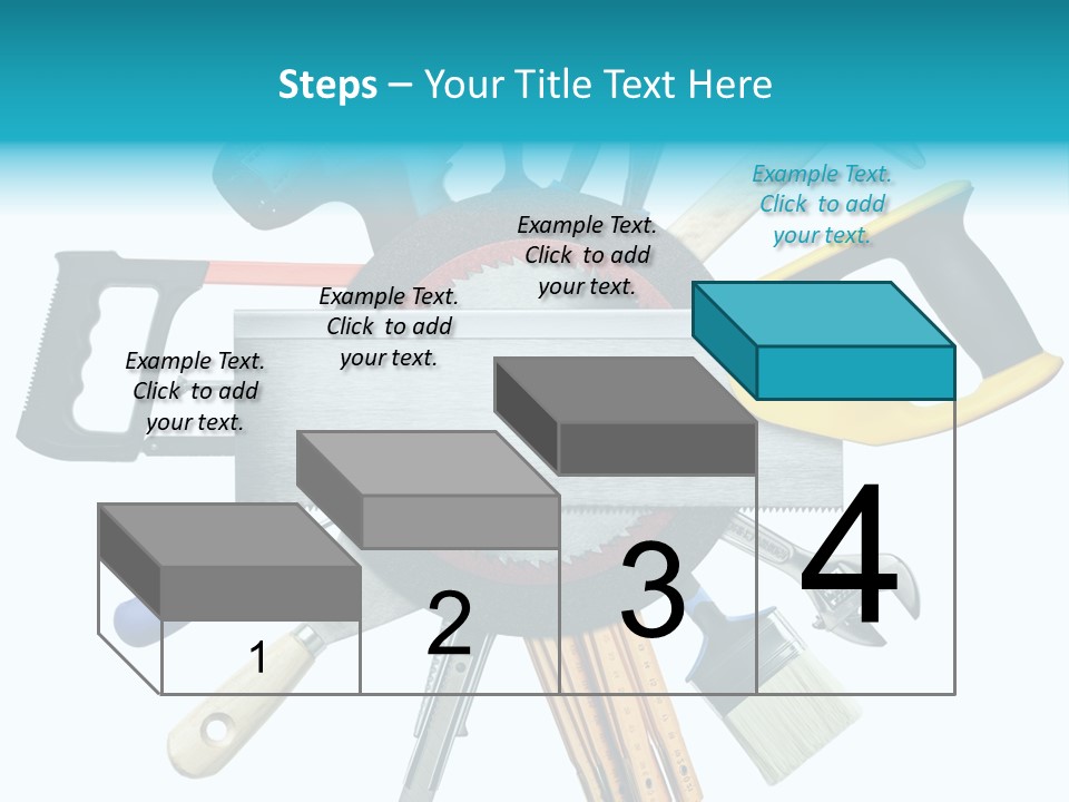 Screw Industrial Handle PowerPoint Template