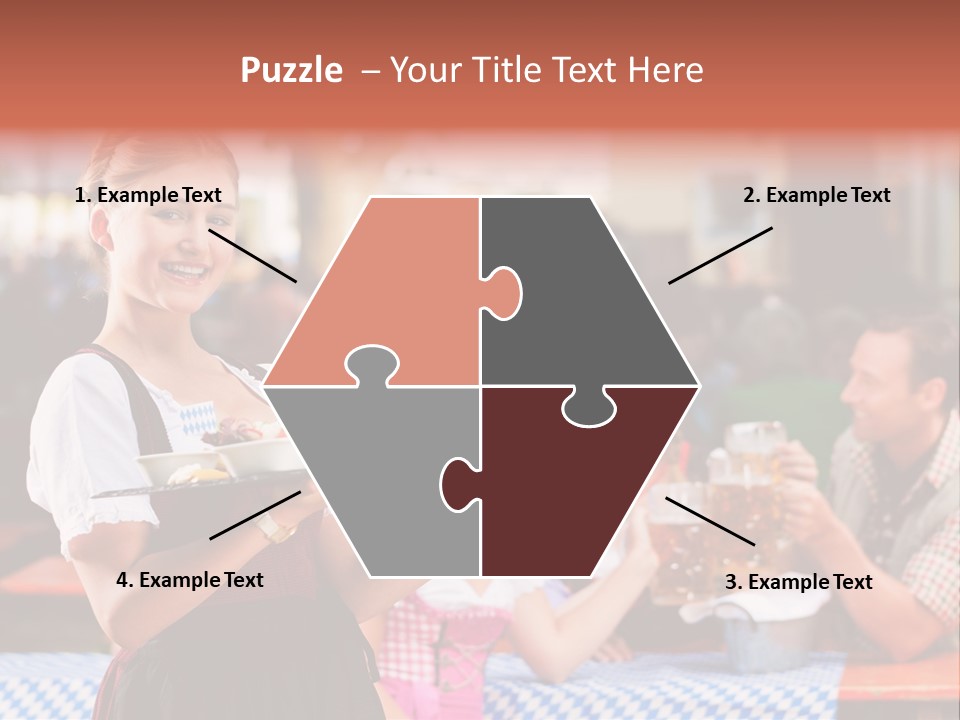 Sunny Sausage Drink PowerPoint Template