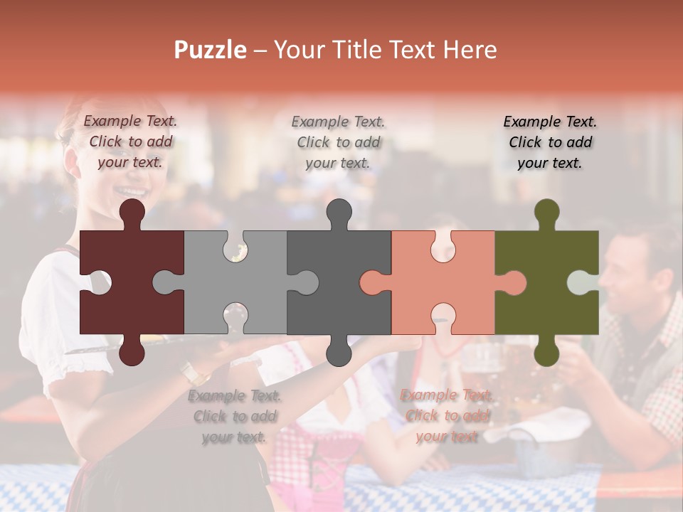 Sunny Sausage Drink PowerPoint Template