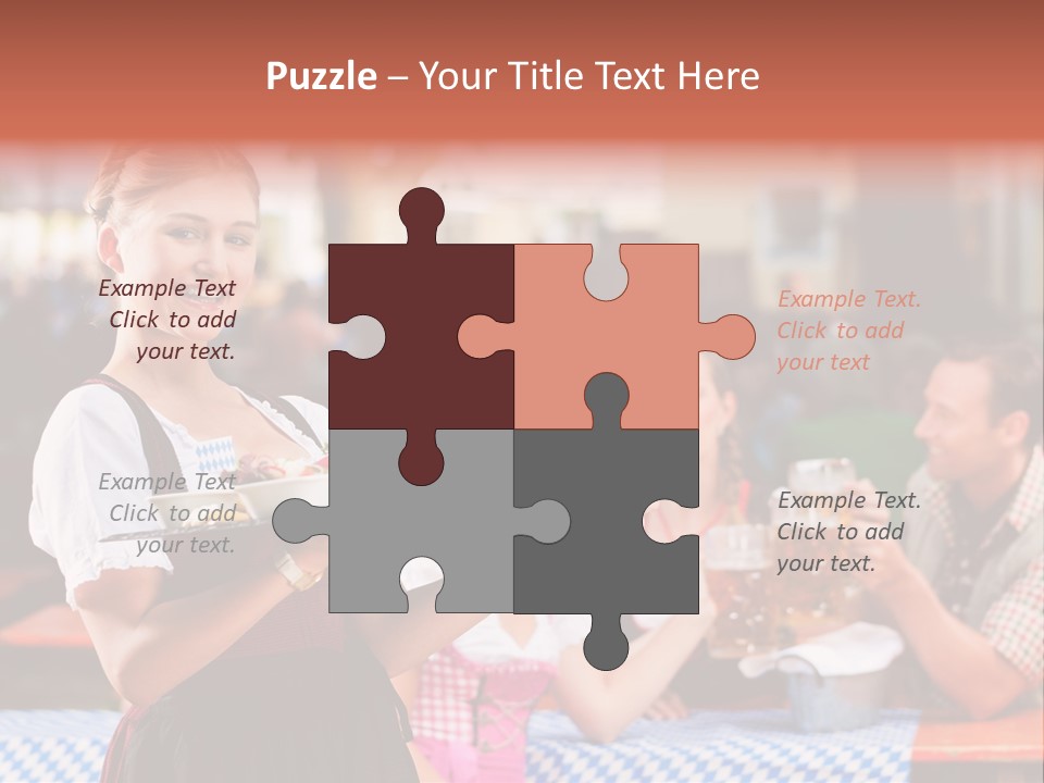 Sunny Sausage Drink PowerPoint Template