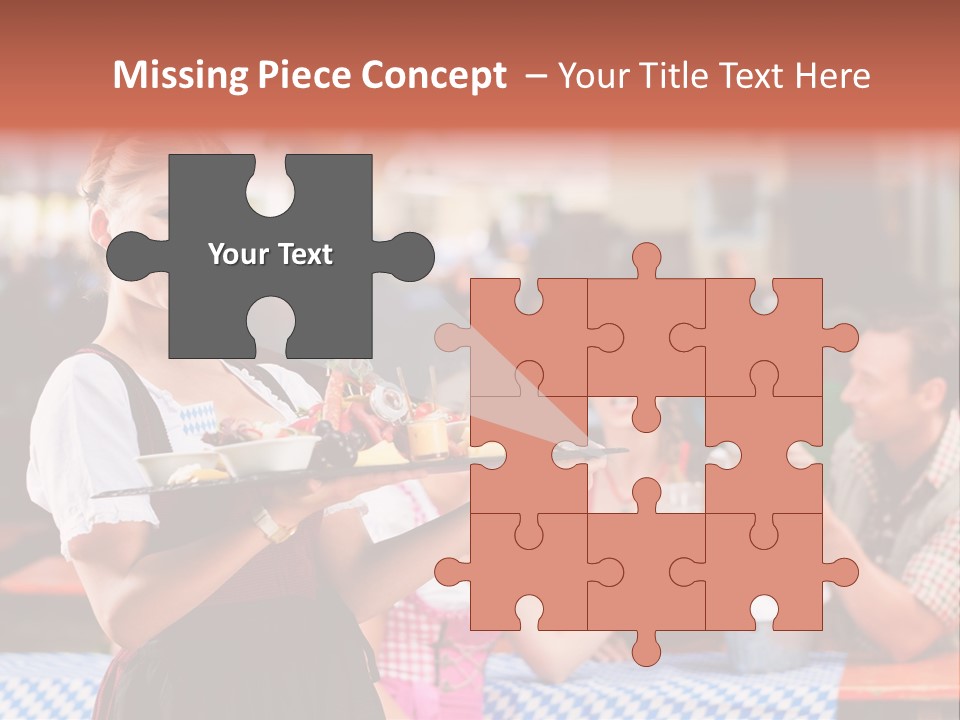 Sunny Sausage Drink PowerPoint Template