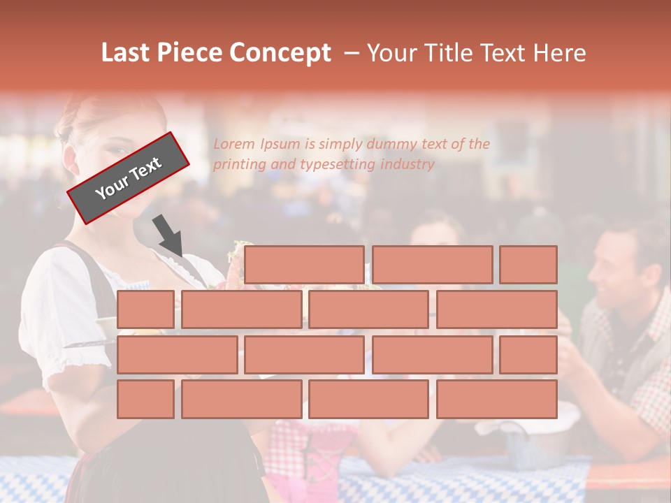 Sunny Sausage Drink PowerPoint Template